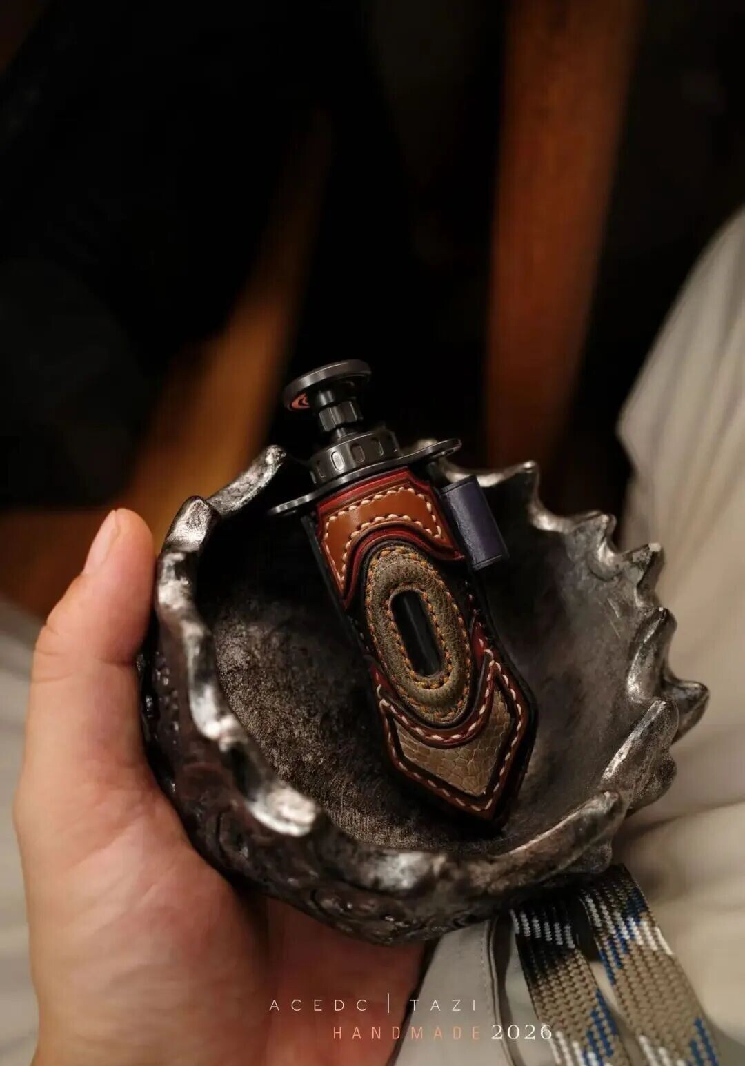 'Witch Doctor' leather sheath